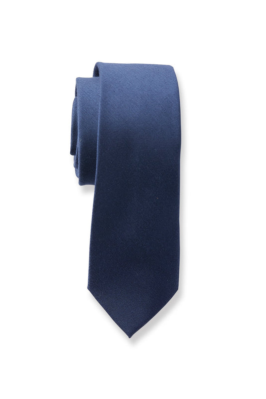 Simon Skinny Groomsman Necktie in Slate Blue | Birdy Grey