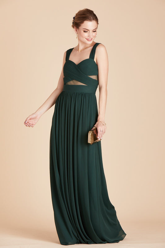 Elsye Bridesmaid Dress in Emerald | Birdy Grey