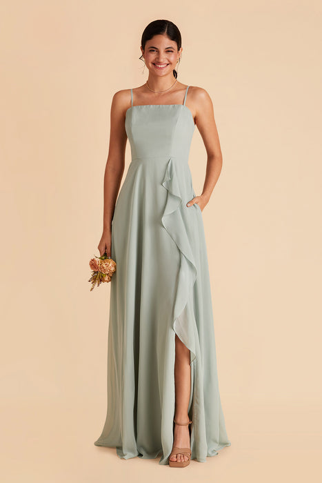 Devin Convertible Chiffon Lavender Slit Bridesmaid Dress