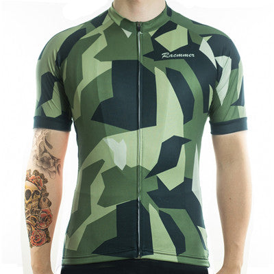 camo cycling jersey