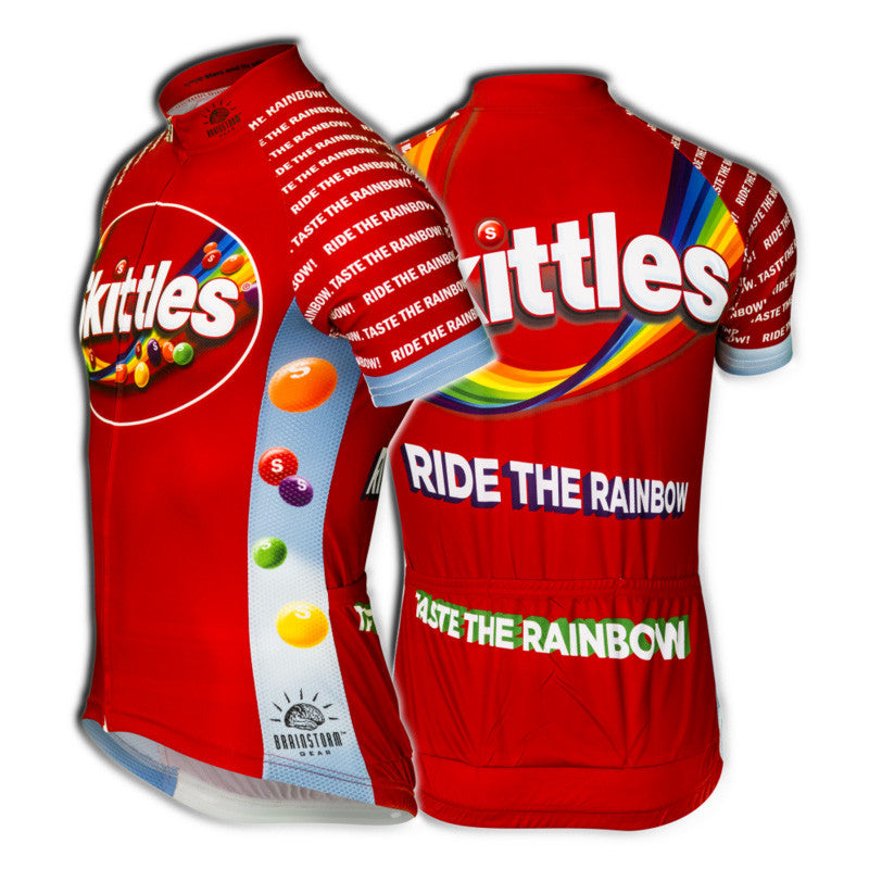 skittles cycling jersey