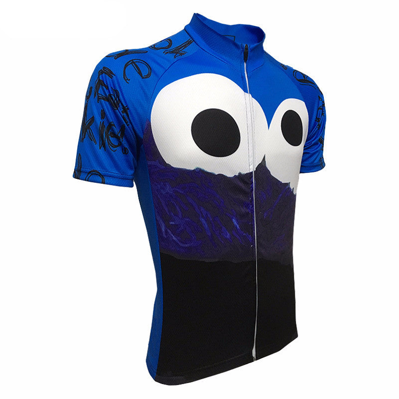 cookie monster bike jersey