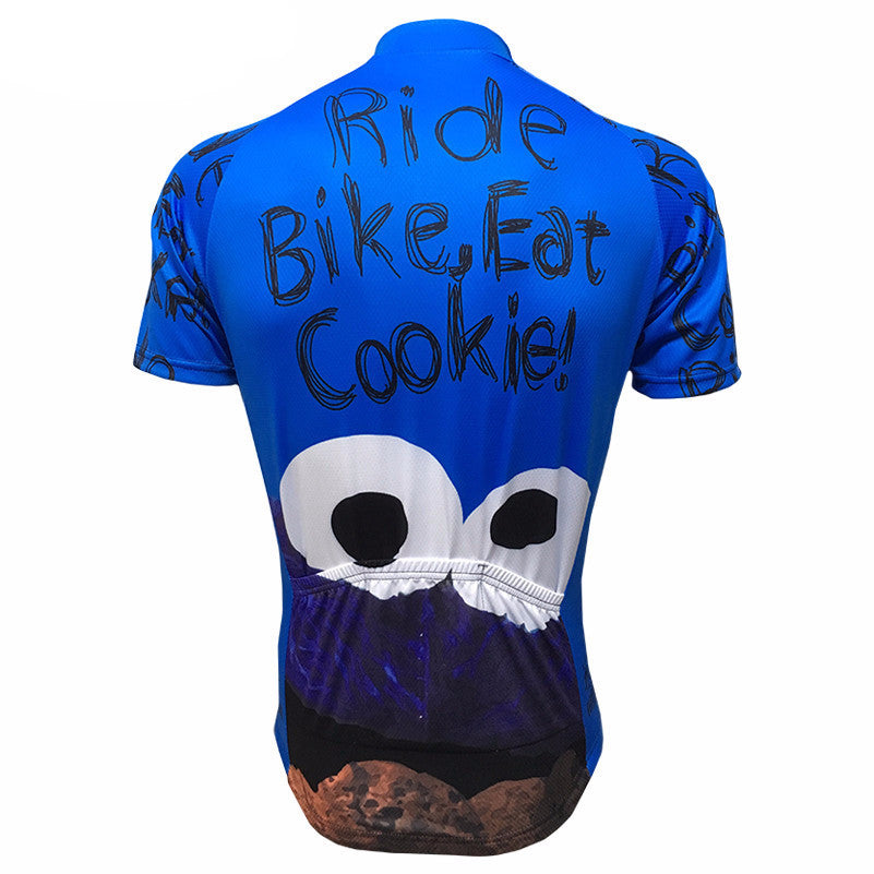 cookie monster bike jersey