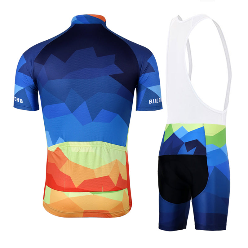 multi coloured cycling jersey