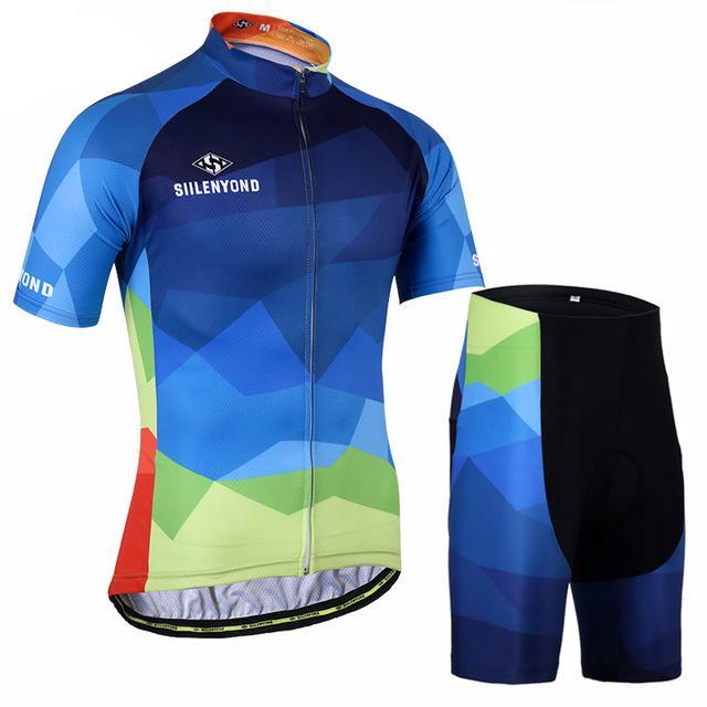multi coloured cycling jersey