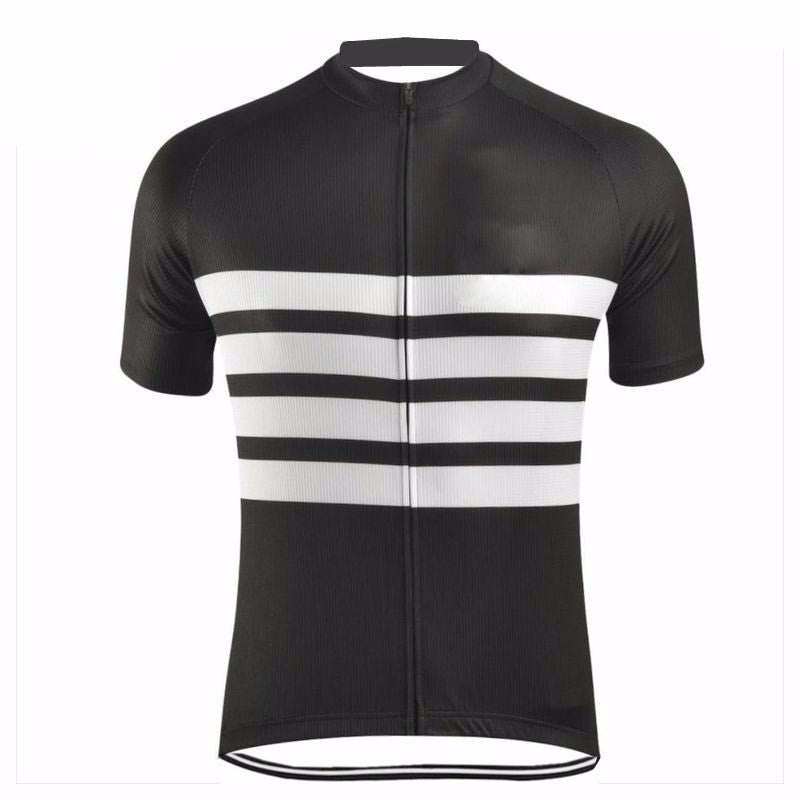 Download White Stripe Cycling Jersey - Quirky Jerseys