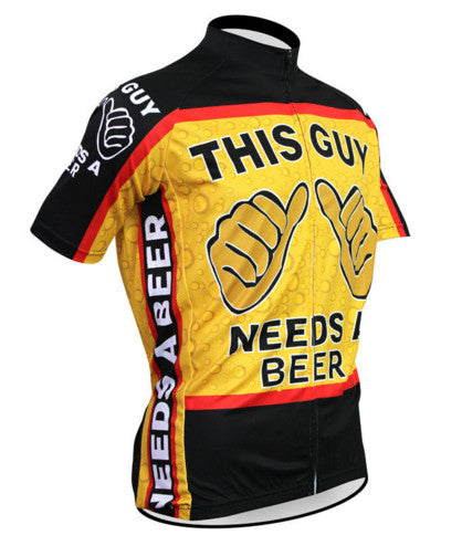 bike and beer jersey