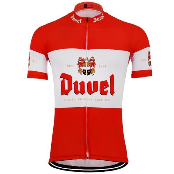 Duvel Cycling Jersey in Red – Quirky 
