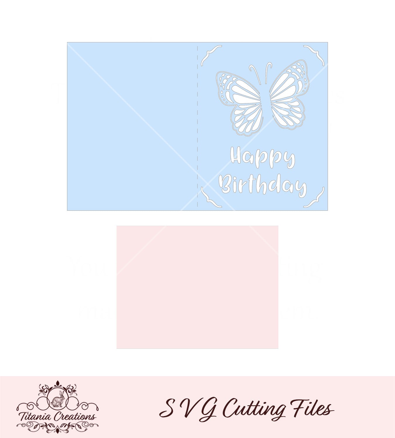 Pop Up Butterfly Birthday Insert Card Cricut Joy Svg Titania Creations