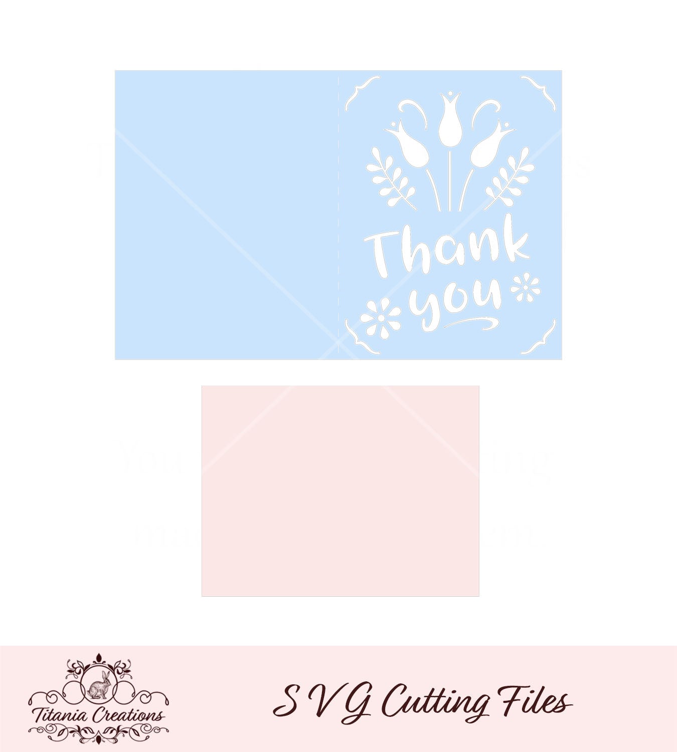 Download Thank You Insert Card Cricut Joy Svg Titania Creations
