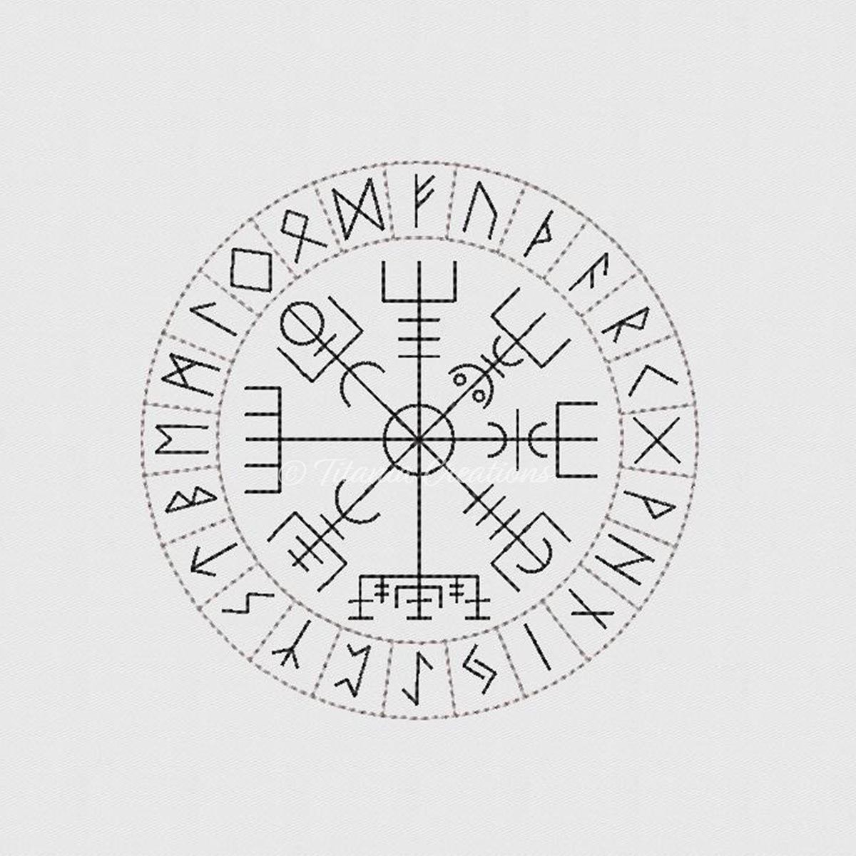 elder futhark rune circle