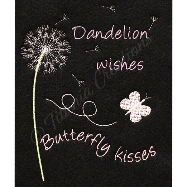 Download Dandelion Wishes Butterfly Kisses 5x7 Titania Creations