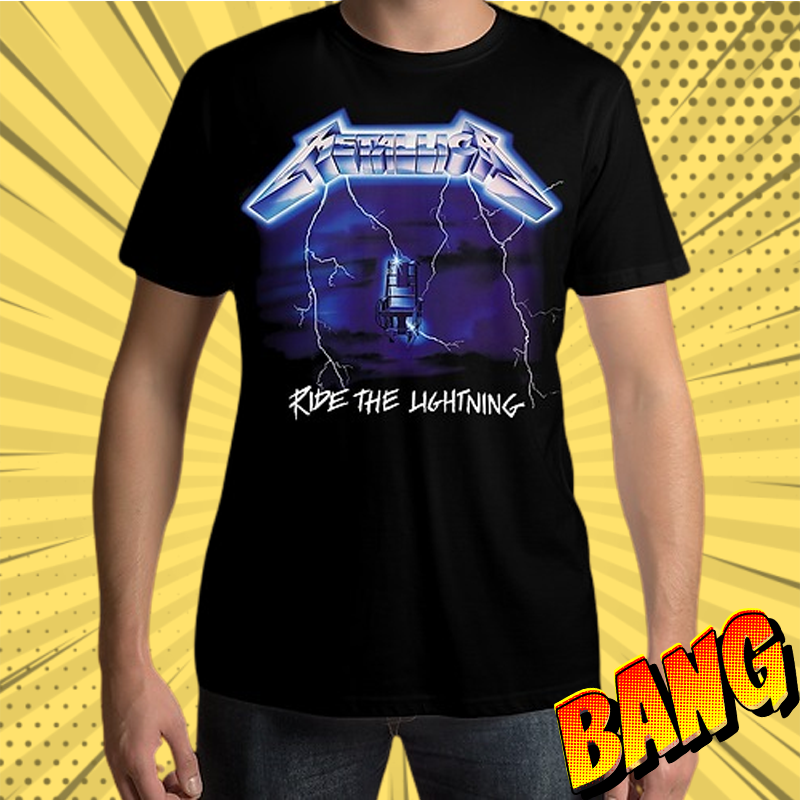 Metallica Ride The Lightning Black Mens T Shirt