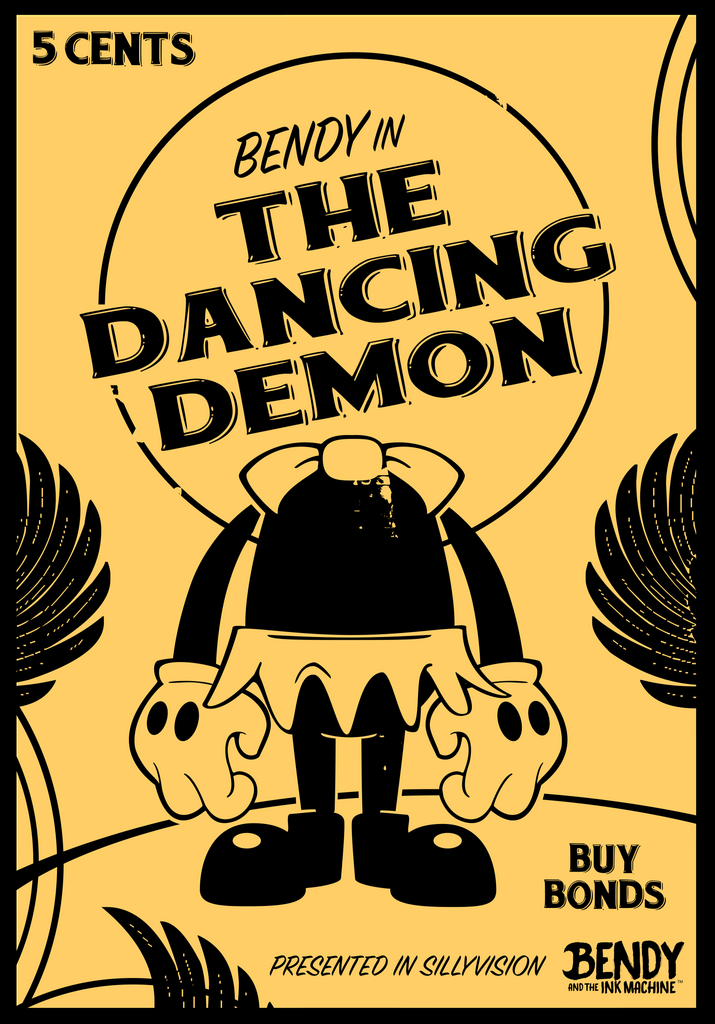 Bendy and the Dancing Demon Poster – Bendy and the Ink Machine Official