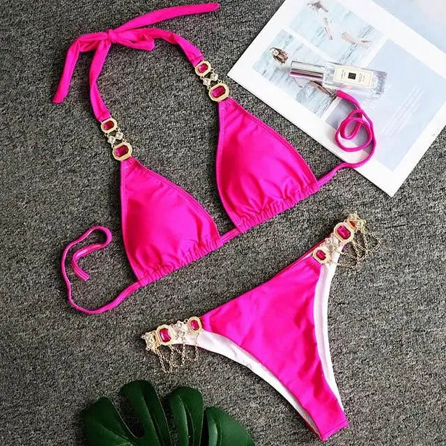 Swim Suits for Women | Crystals Jewels Sexy Swim Suits – Sharon Tatem LLC.