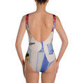 Palm Beach Blue-Piece Swimsuit - Sharon Tatem Fashion