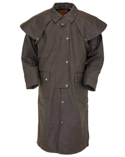 waxed duster coat