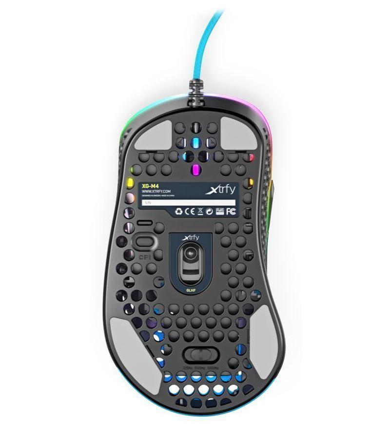 Xtrfy M4 Rgb Ultra Light Gaming Mouse Miami Blue Click Com Bn