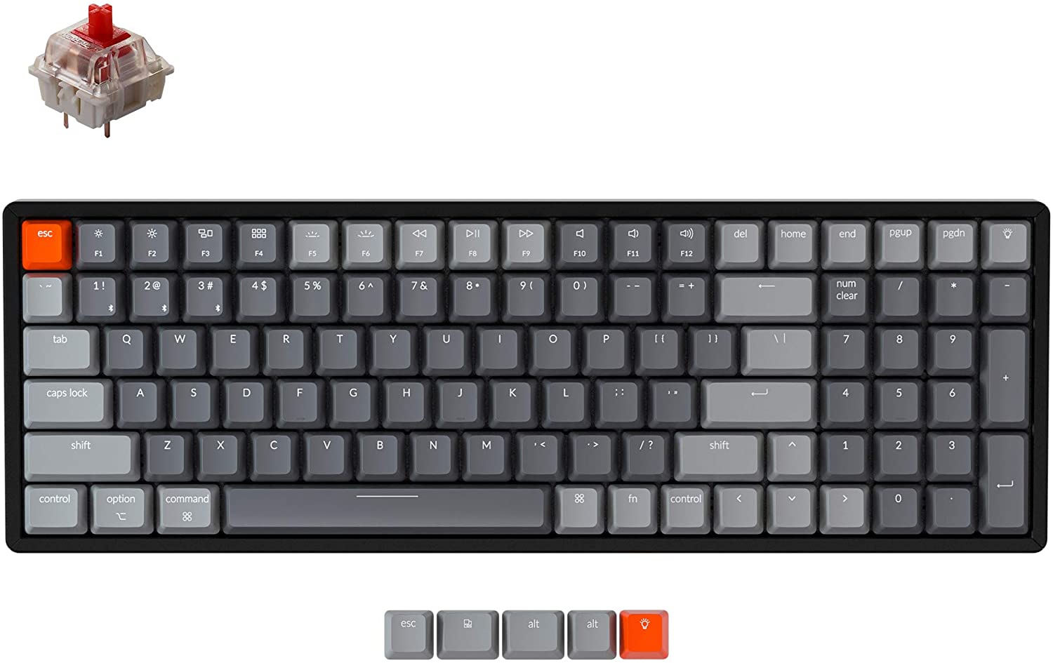 100 key mechanical keyboard