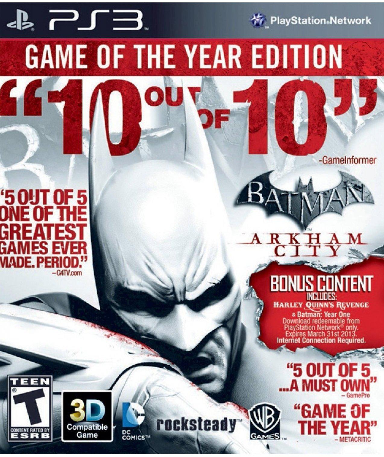 Batman: Arkham City (Game of the Year) - PlayStation 3 (US) – 