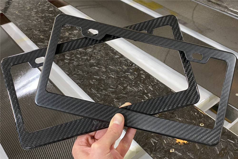 Common Fibers Carbon Fiber License Plate Frames