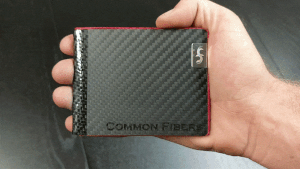 Matte Carbon Fiber Wallet Engraving