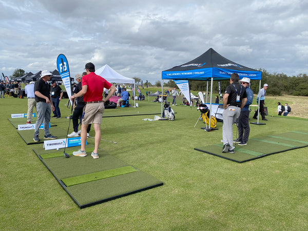 Fiberbuilt Golf at 2024 PGA Show Demo Day - Tee Lines and Studio Mats
