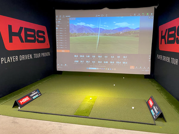 KBS Golf Experience - Fiberbuilt Grass Series Studio Mat - Center-Hitting
