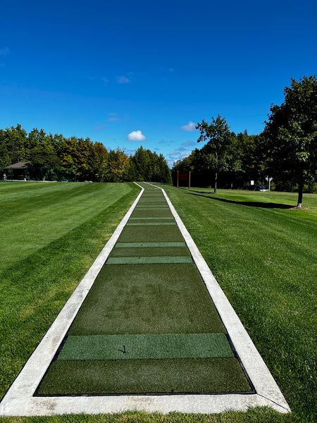Peninsula State Park Golf Course - Ephraim, WI - Fiberbuilt Grass Series Ultimate Tee Line