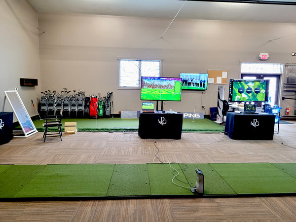 Priddis Greens Golf & Country Club - Fiberbuilt Player Preferred Series Tee Line for practicing indoors