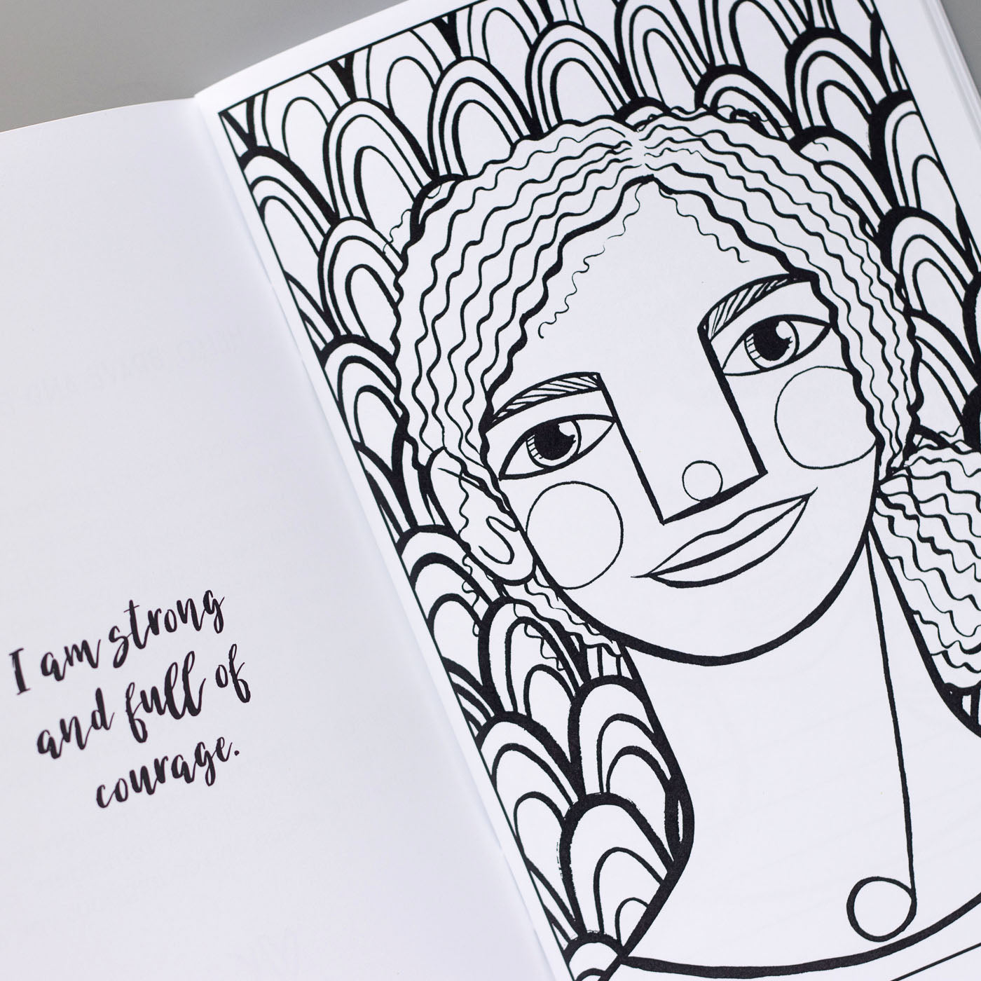 Coloring Workbook for Teen Girls | Courageous Coloring Workbook
