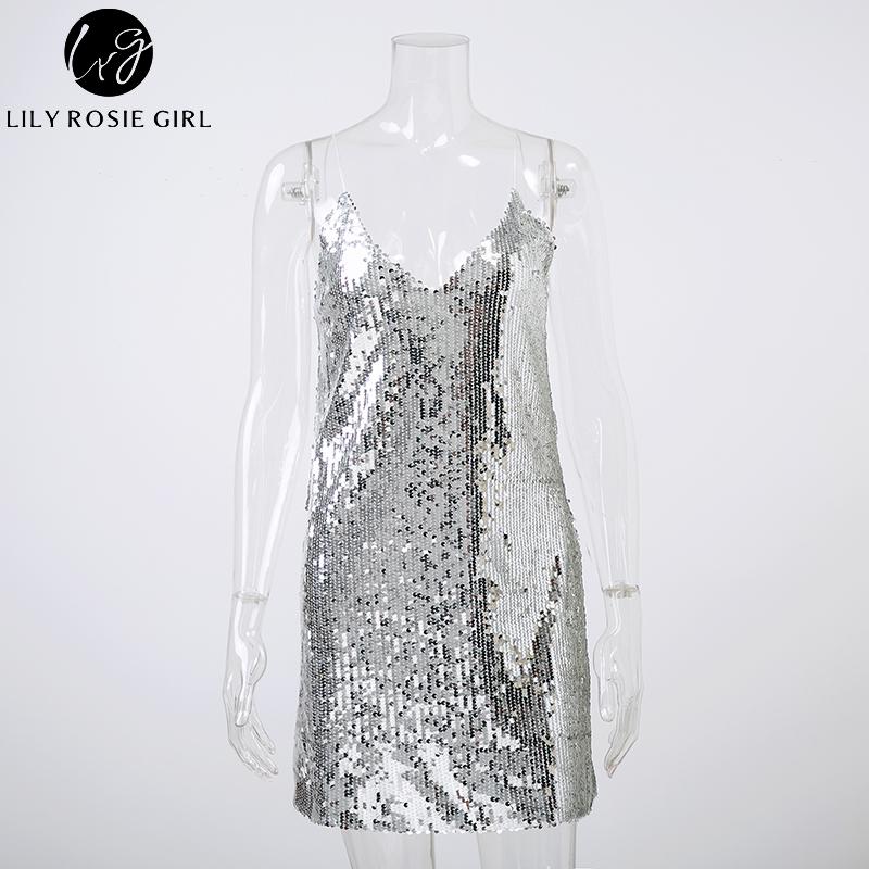 silver christmas dress