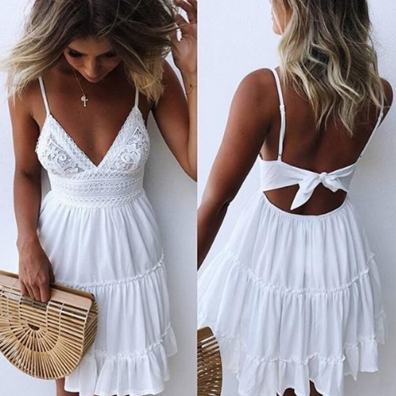 nice white summer dresses