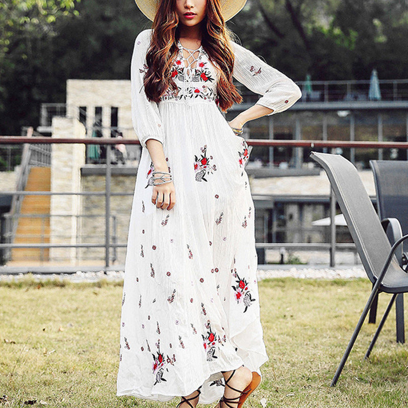 boho casual maxi dresses