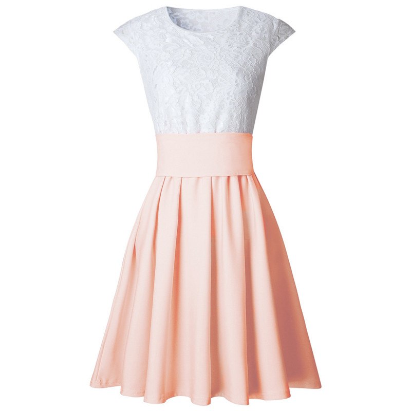 party skater dress with sleeves