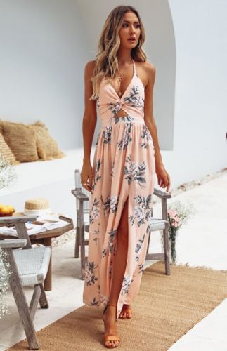 womens long beach dresses