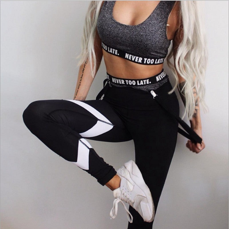 black workout outfit