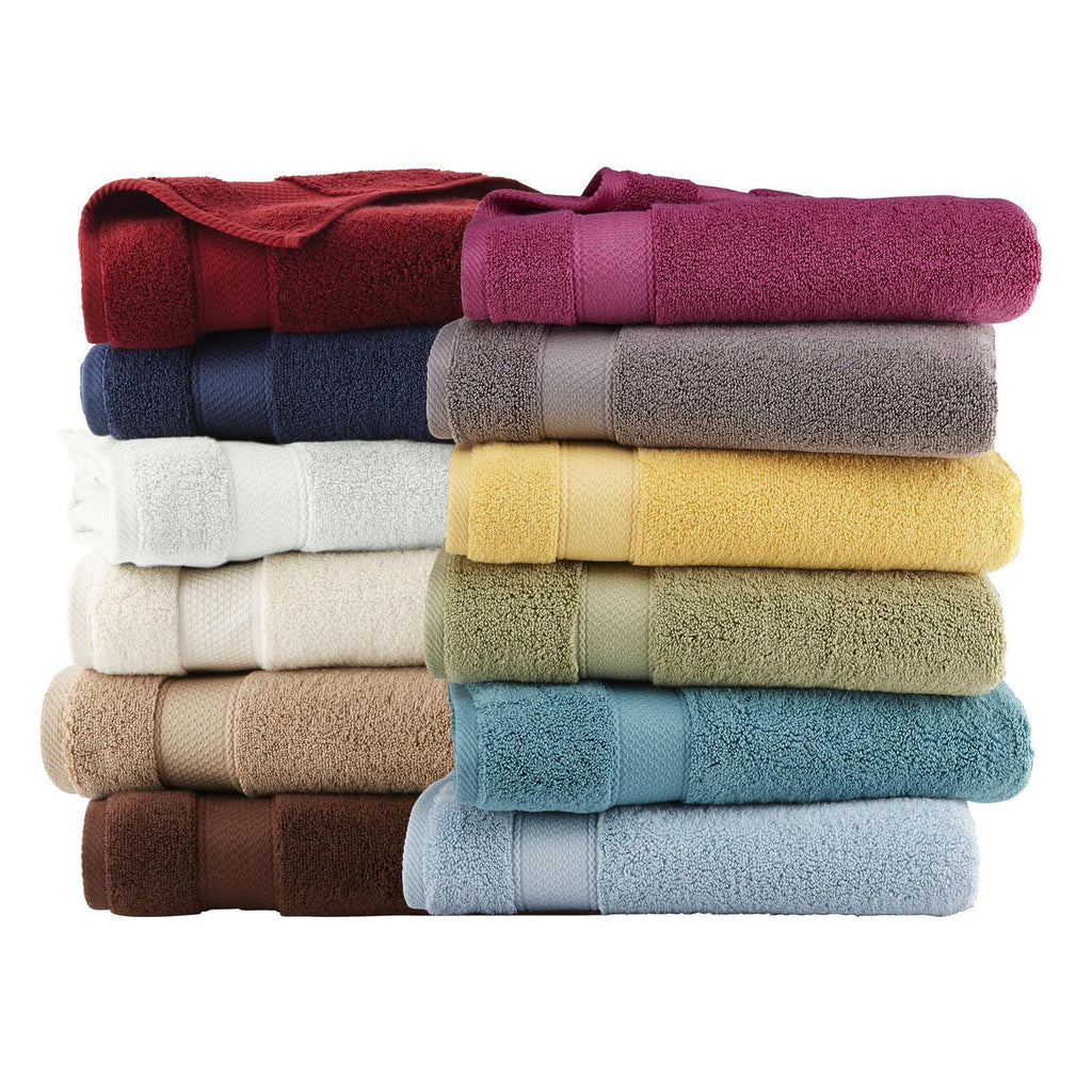 Ring Spun Cotton Bath Towels for Family, Set of 4, Mint Green