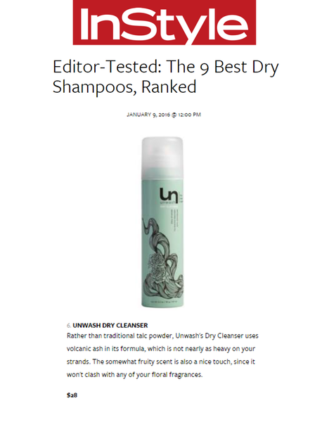 InStyle Editors Tested the Best Dry Shampoos Ranked Unwash 