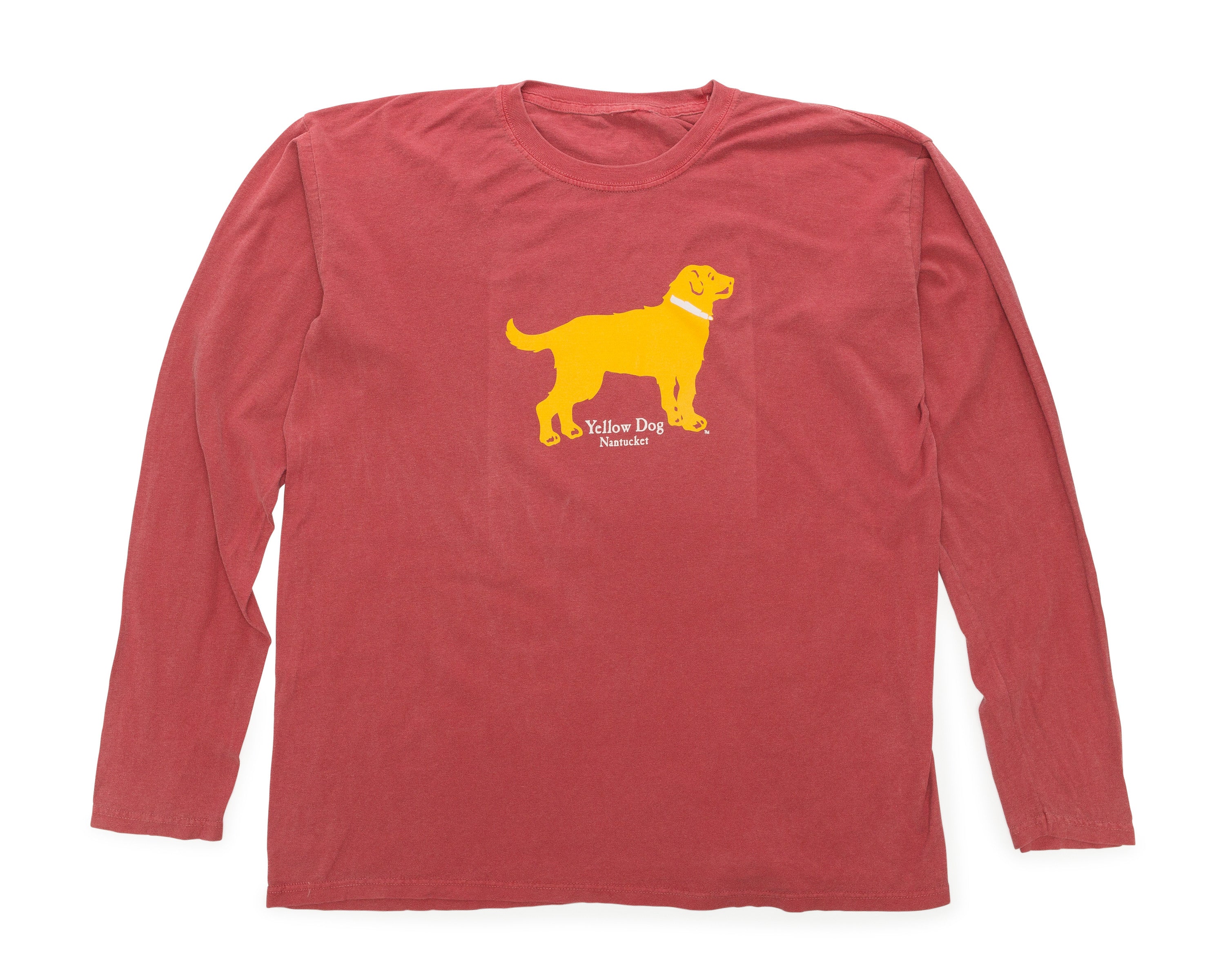Yellow Dog Ladies Fitted Long sleeve T-shirt Nantucket red - Yellow Dog ...