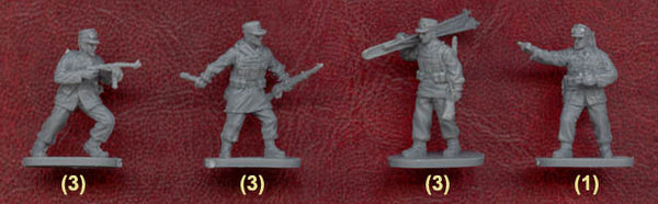 Caesar Miniatures 1/72 WW2 German Mountain Troops – Combat Miniatures