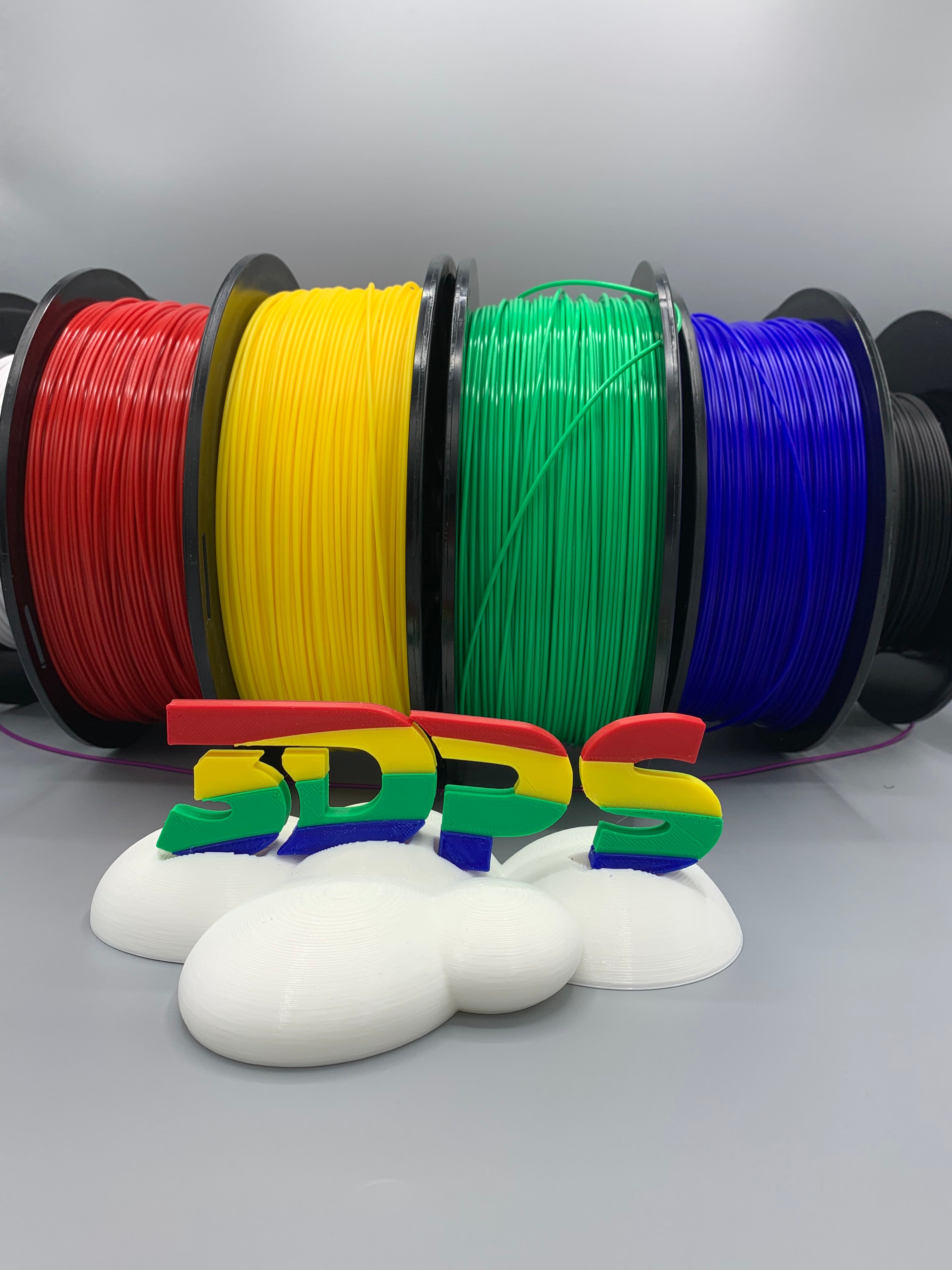 Push Plastic Black ASA Filament Spool - 3 kg: Buy or Lease at Top3DShop