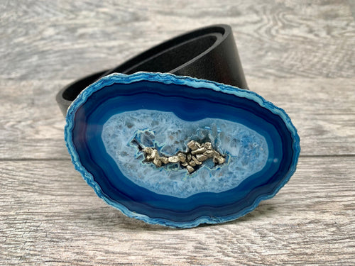 agate belt buckle