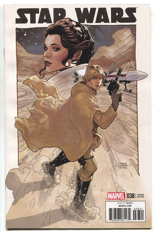 Star Wars 38 1:50 Terry Dodson Variant Luke Skywalker Princess Leia