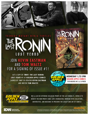 TMNT Last Ronin Event Flyer