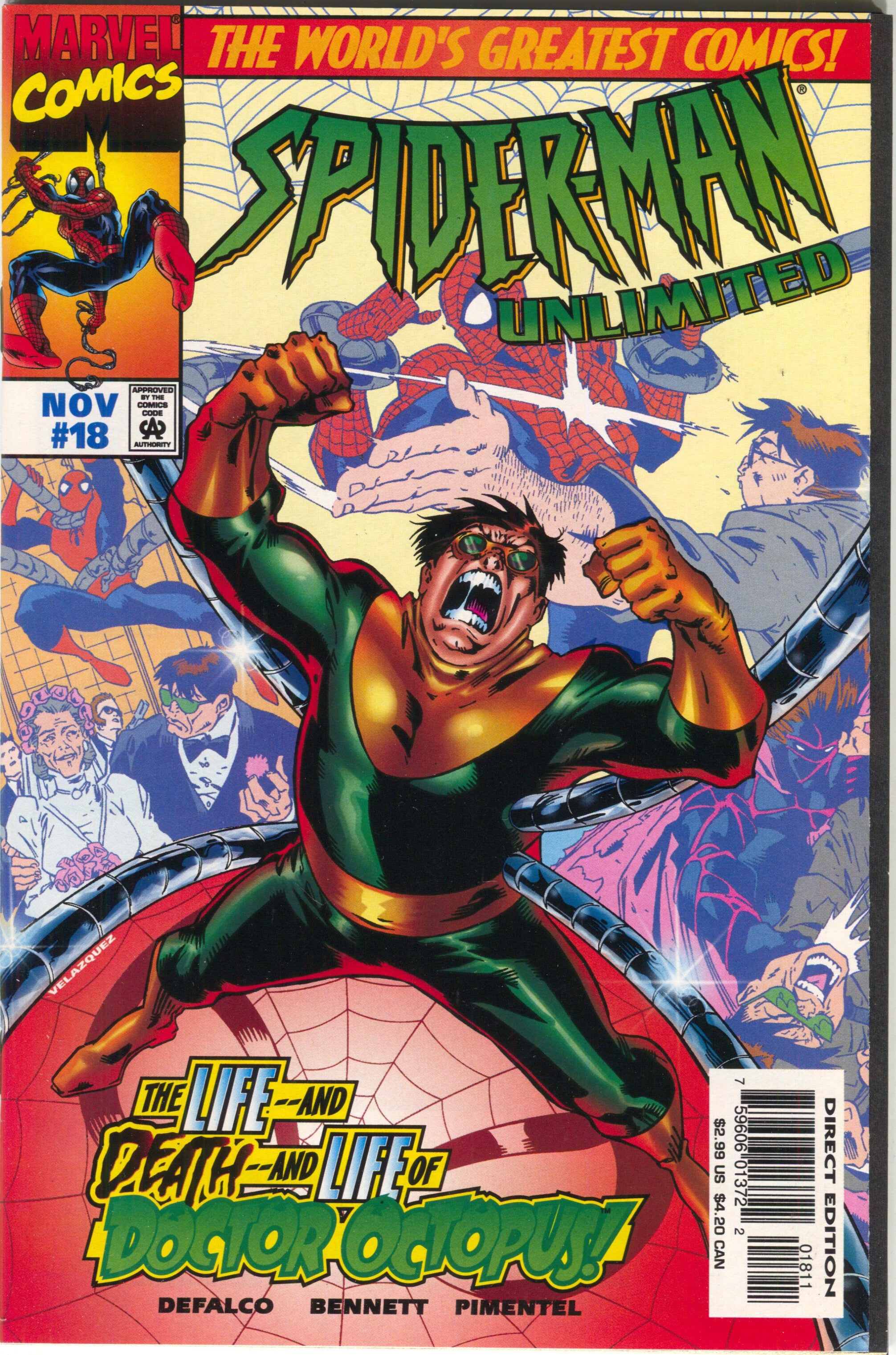 Spider-Man Unlimited 18 1st Series Marvel 1997 NM Doctor Octopus Sinis –  Golden Apple Comics