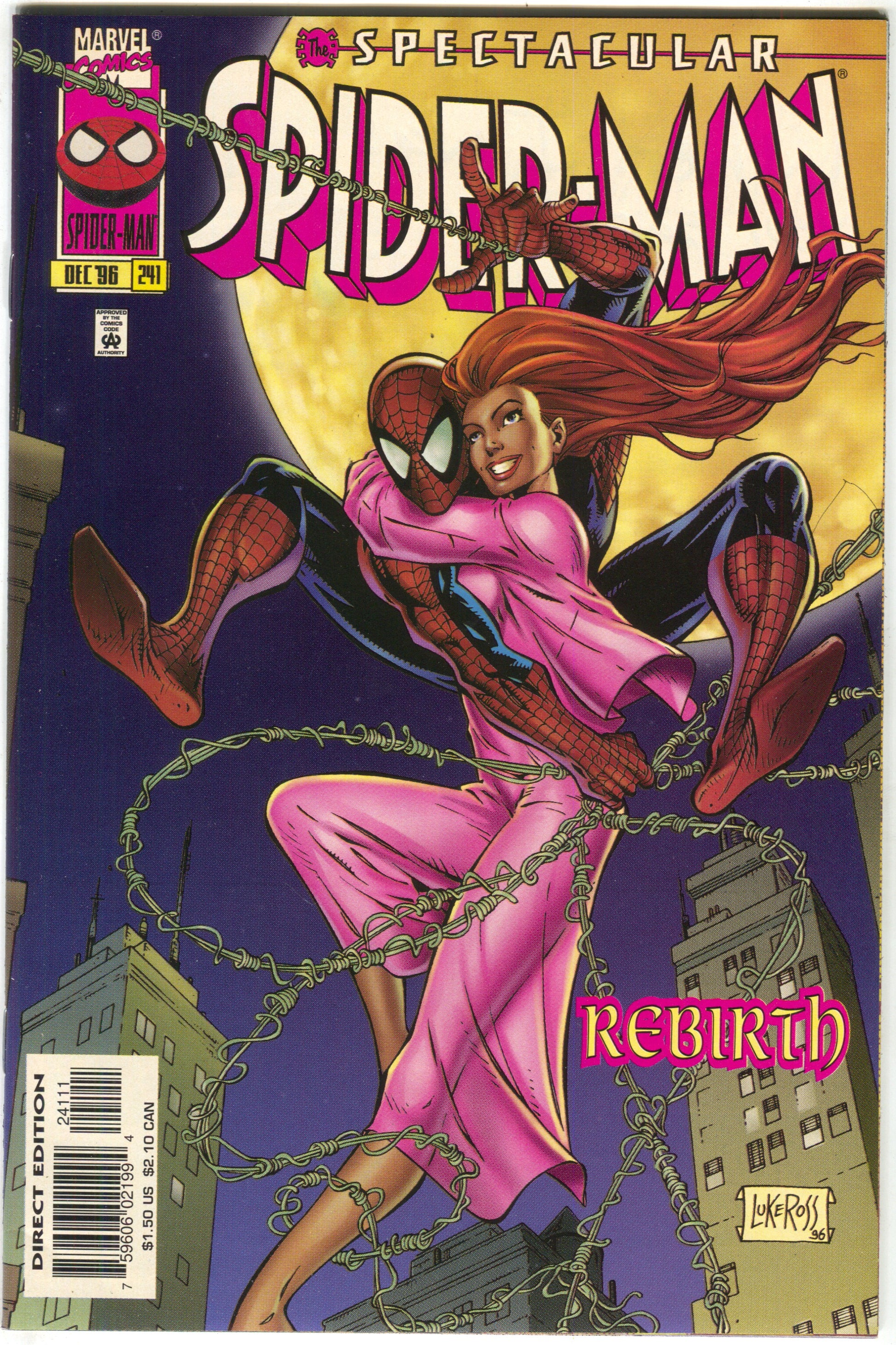 Spectacular Spider-Man 241 Marvel 1996 NM Mary Jane NYC WTC Twin Tower –  Golden Apple Comics