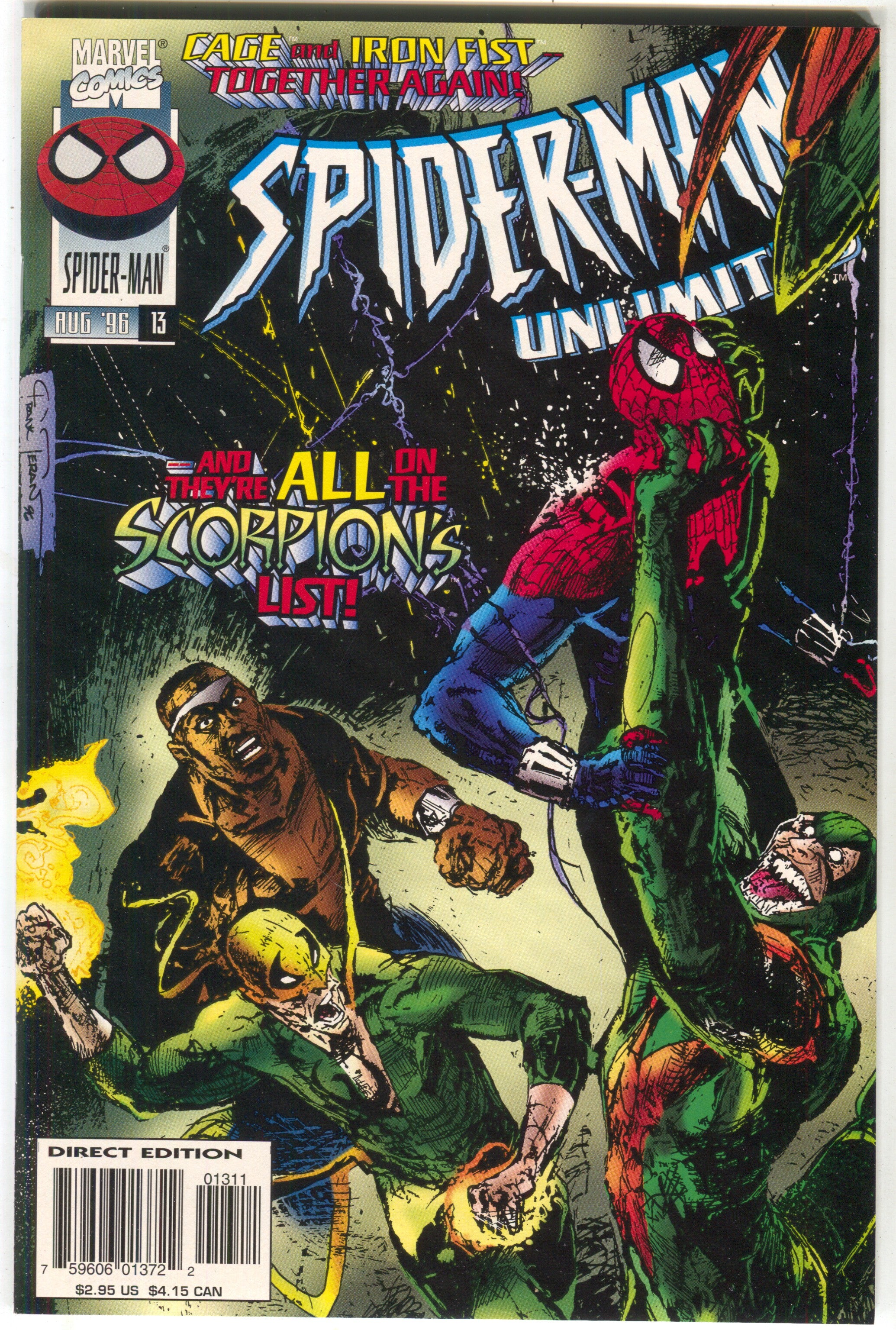 Spider-Man Unlimited 13 1st Series Marvel 1996 NM Luke Cage Iron Fist –  Golden Apple Comics