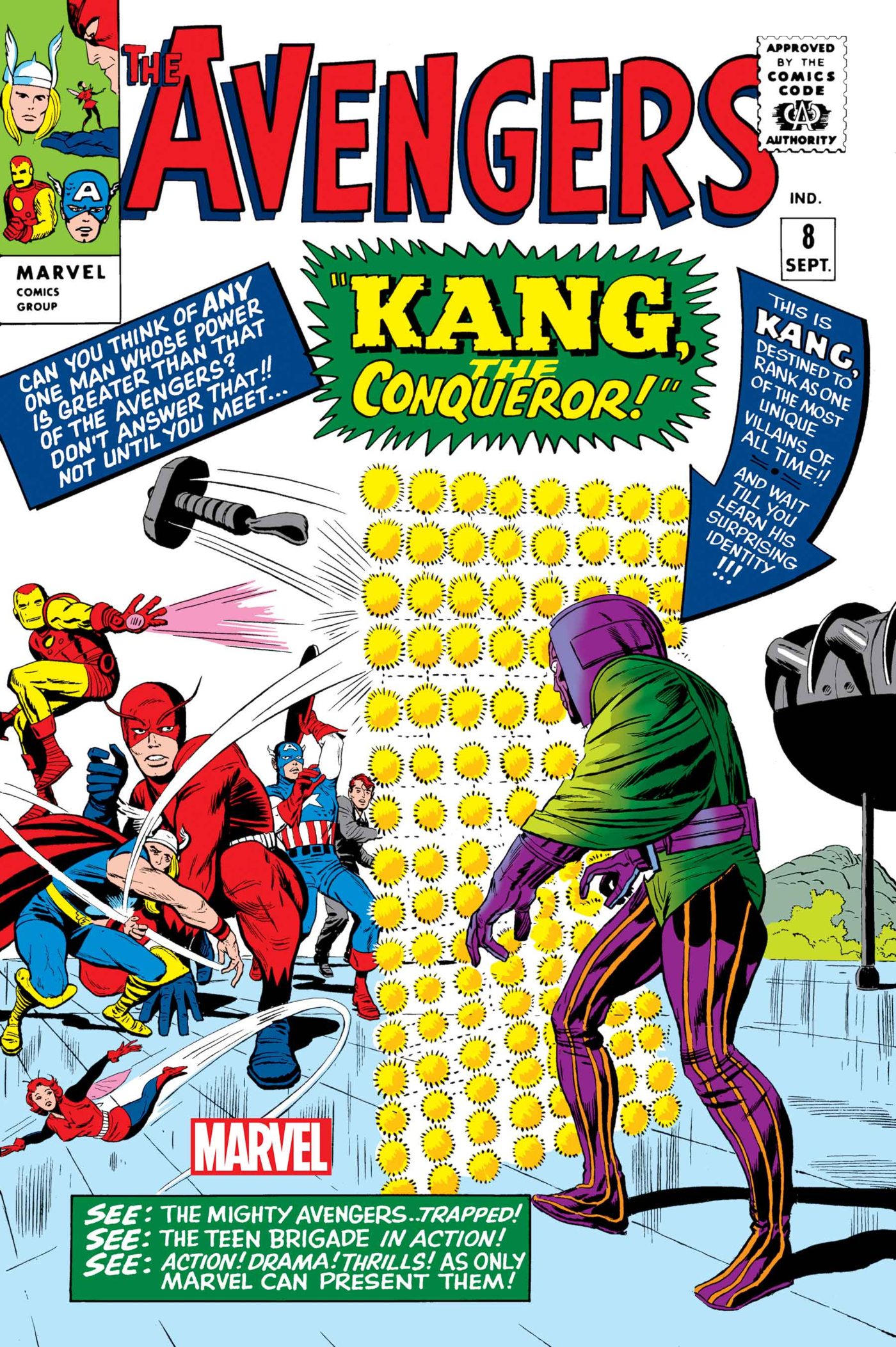 Avengers #8 Facsimile Edition 1st Kang Jack Kirby Stan Lee (02/08/2023 –  Golden Apple Comics