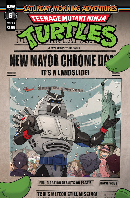 AUG231431 - TMNT SATURDAY MORNING ADV HALLOWEEN SPECIAL #1 CVR A LAWRENC -  Previews World